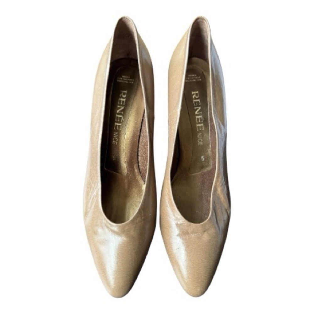 Renee Nice Genuine Leather Pumps • Made in Germany • US 7 (Marked 5) • 2” Heel